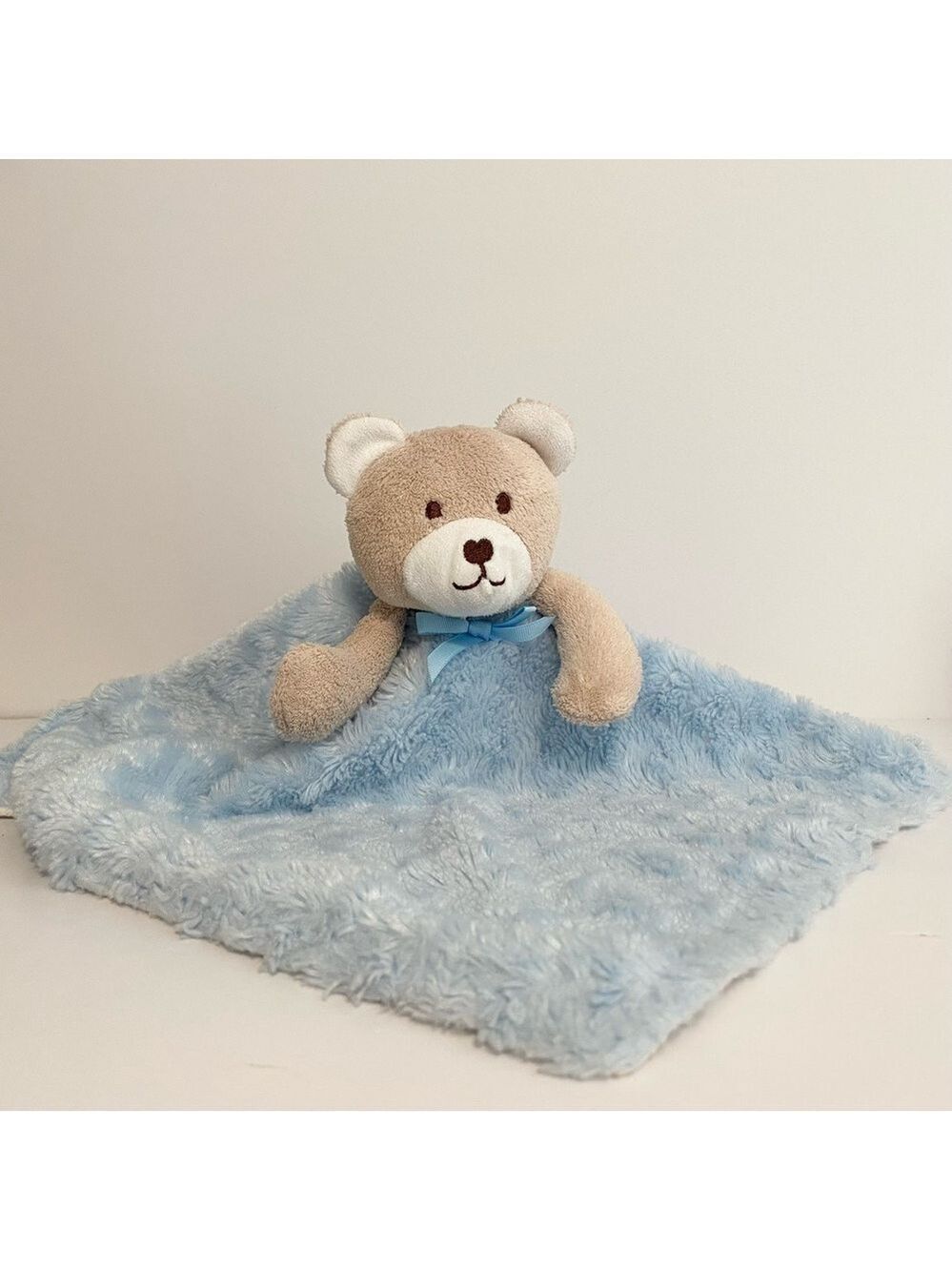 Baby Baby Blankets & Beyond Teddy Bear Lovey Blue Security Blanket